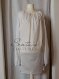 Camicia Rinascimento bianca S M L - fatto a mano