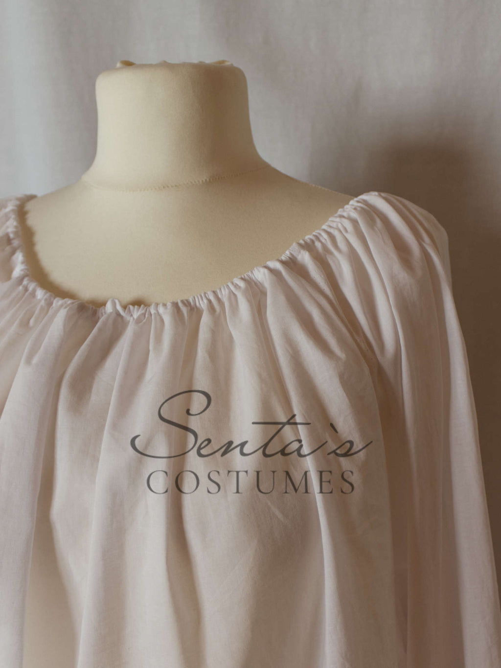 Camicia Rinascimento bianca S M L - fatto a mano